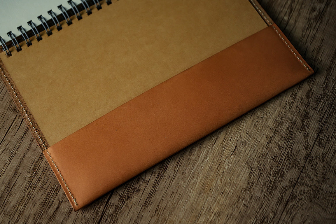 VEG TANNED B6 NOTEBOOK COVER