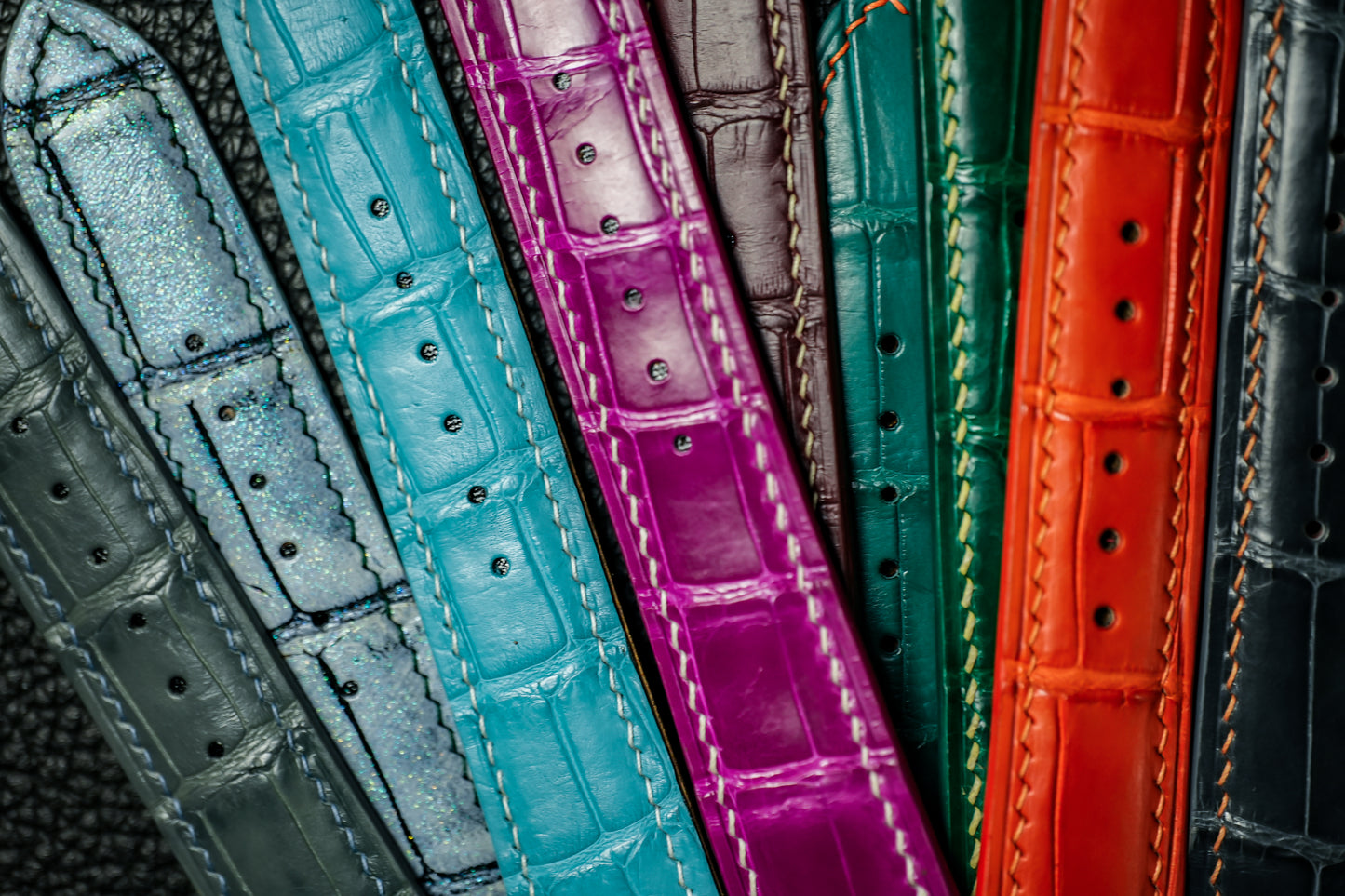 CROCODILE AND ZERMATT COMBO WATCH STRAP