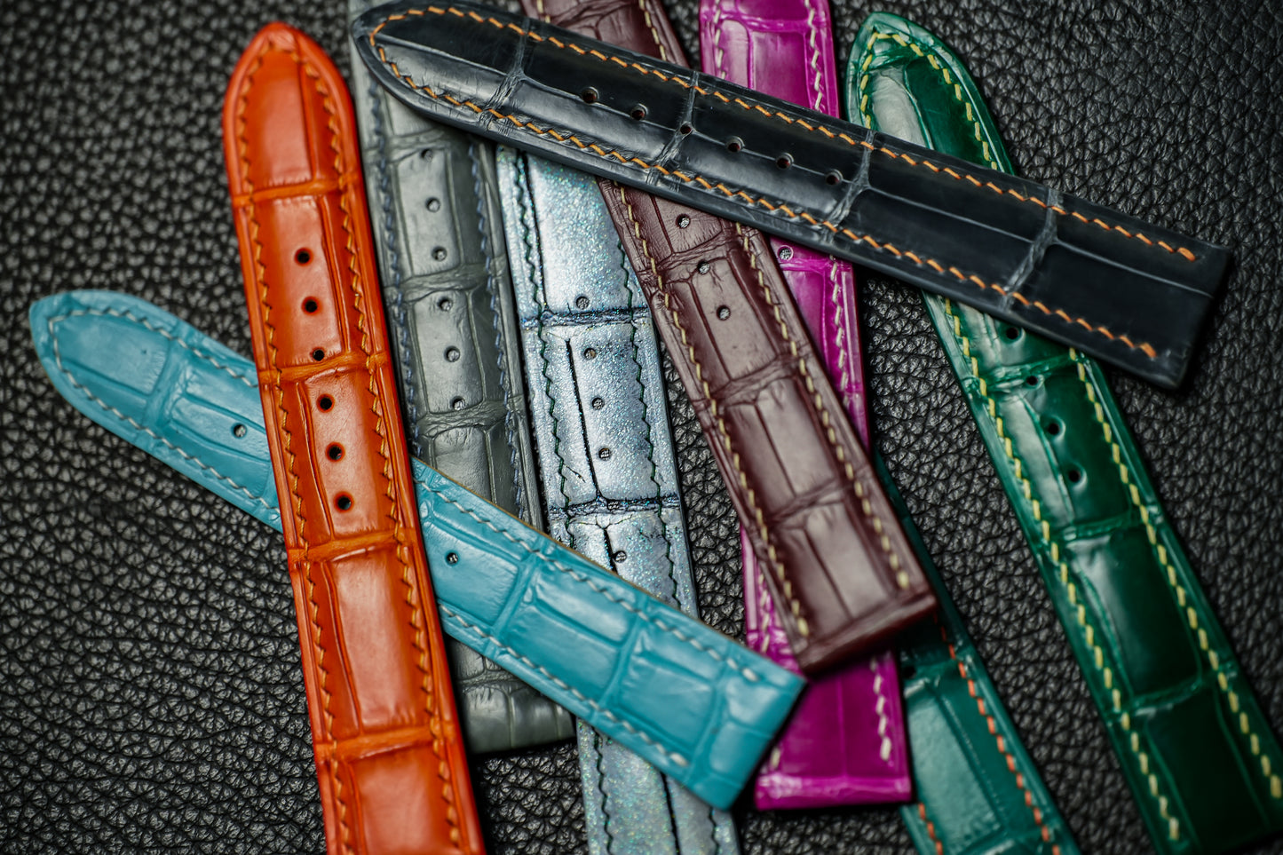 CROCODILE AND ZERMATT COMBO WATCH STRAP