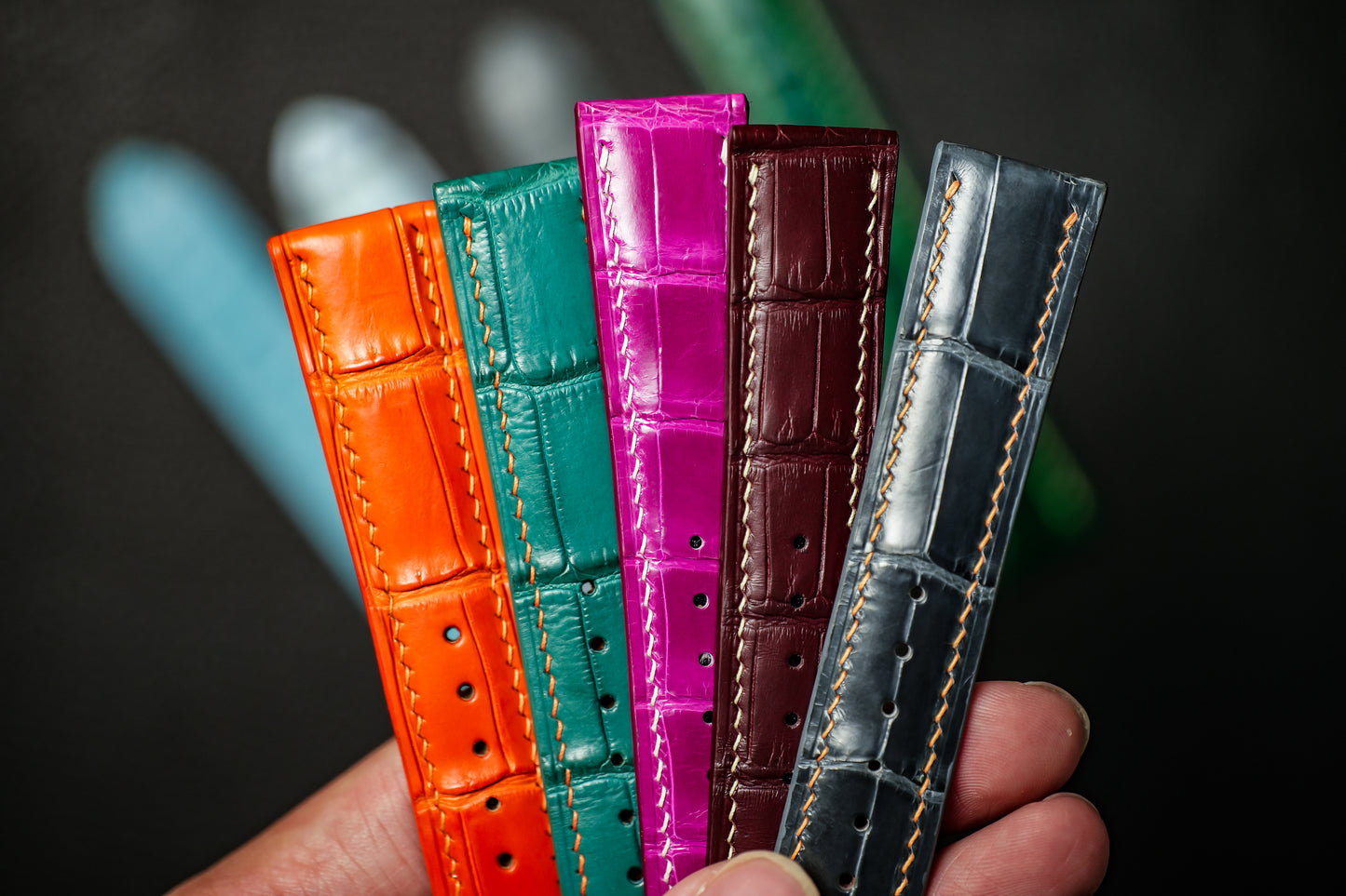 CROCODILE AND ZERMATT COMBO WATCH STRAP