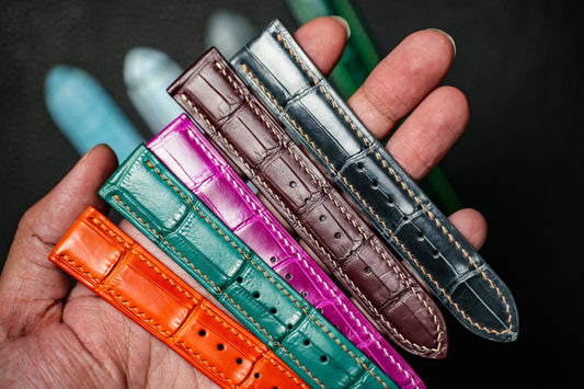 CROCODILE AND ZERMATT COMBO WATCH STRAP