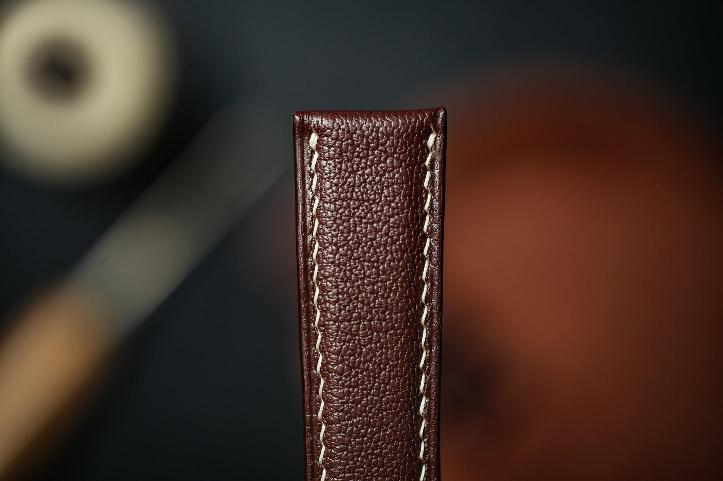 FRENCH CHEVRE AND ZERMATT COMBO WATCH STRAP