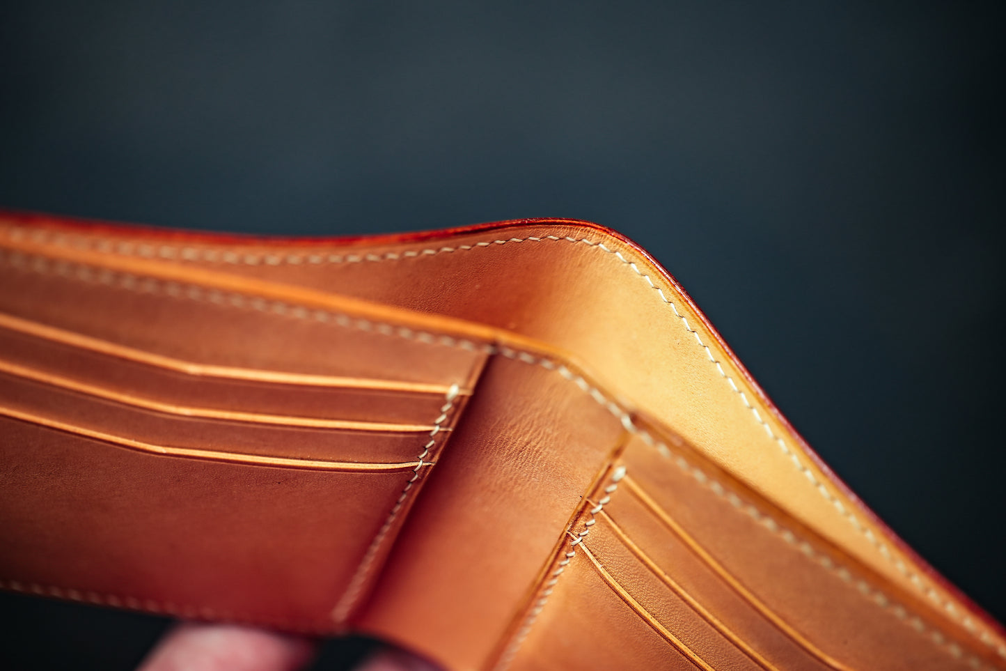 CORDOVAN AND BUTTERO COMBO BIFOLD WALLET